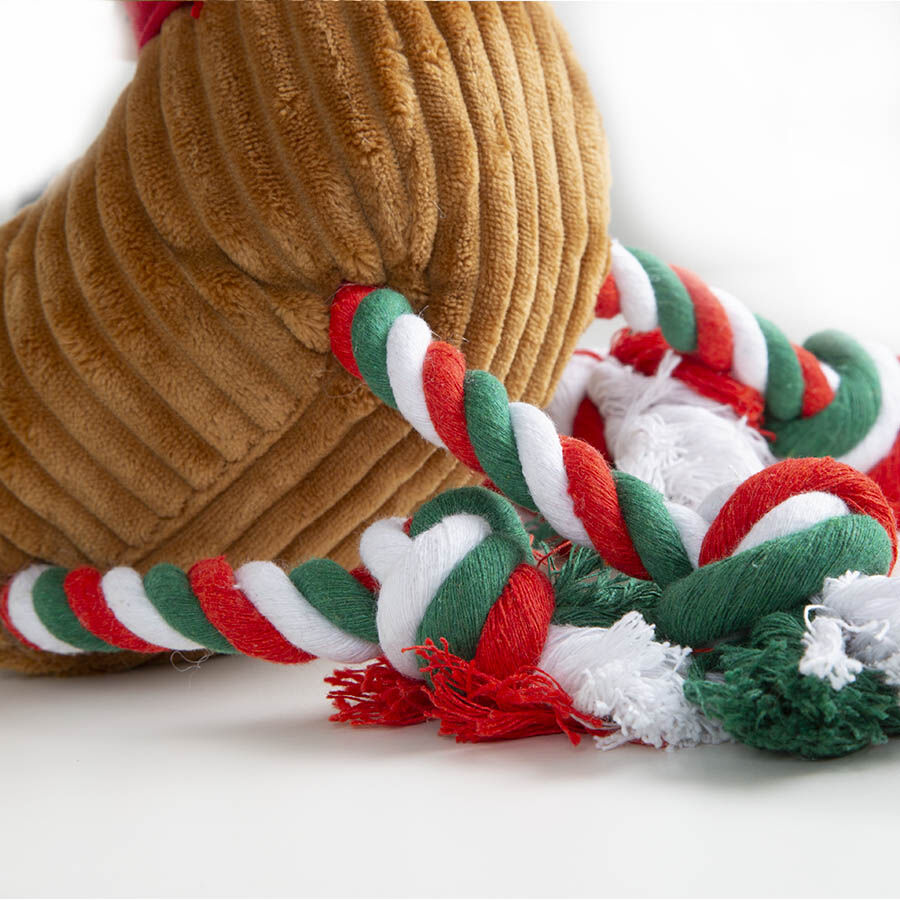 Guau Christmas Reno de Peluche con Cuerda para perros, , large indicador imagen numero 5